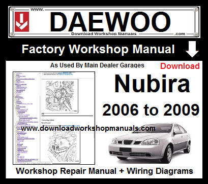 Daewoo Nubira Workshop Service Repair Manual Download